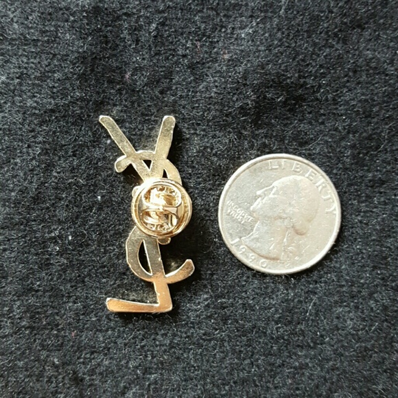 mens ysl lapel pin